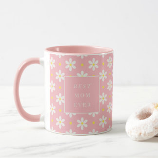 Custom Mother's Day Gift Personalized Daisy Tasse