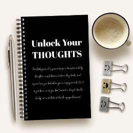 Custom Motivational Journal | Unlock Your Thoughts Notizbuch