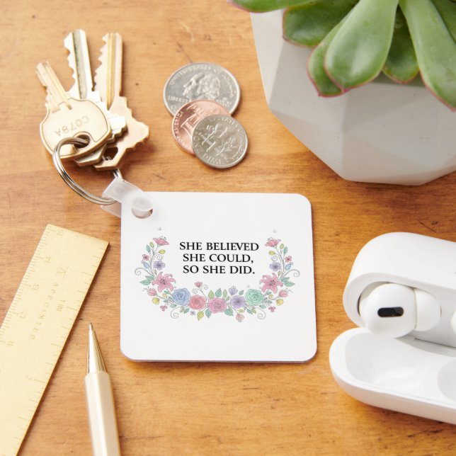 Custom Motivational Keychain Schlüsselanhänger (Schreibtisch)