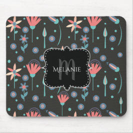 Custom Mouse Pad Funky Florals Mousepad