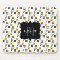 Custom Mouse Pad Pixie Garden Florals