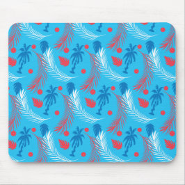 Custom Mouse Pad Tropical Patriotic Red Blue Mousepad