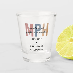 Custom MPH Master of Public Health Abschluss Schnapsglas