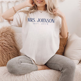 Custom Mr. & Mrs. Shirt, Honeymoon Geschenk für Pa T-Shirt