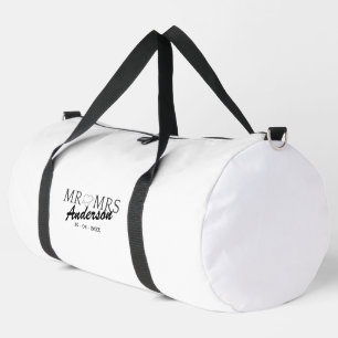 Custom Mr. und Mrs. Wedding Familiengeschenk Duffle Bag