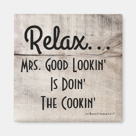 Custom Mrs. Mr. oder Miss Good Lookin ist Cookin M Magnet