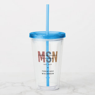 Custom MSN Master of Science in Nursing Abschluss Acryltrinkbecher
