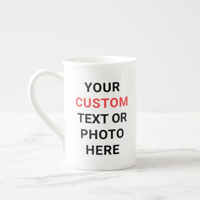 Custom Mug | Add Text, Photo, Logo or Design Here  Prozellantasse (Links)