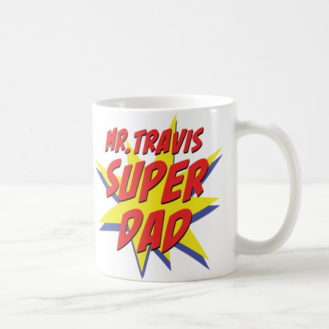 Custom Mug for dad, personalized cup, custom name  Kaffeetasse (Rechts)