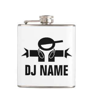 Custom music deejay angesagt Flashlgeschenk für DJ Flachmann