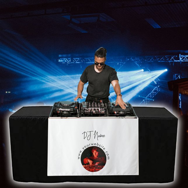 Custom Music DJ Custom Foto Table Runner-Banner Wandteppich (Custom Music DJ Custom Photo Table Runner Banner Tapestry)