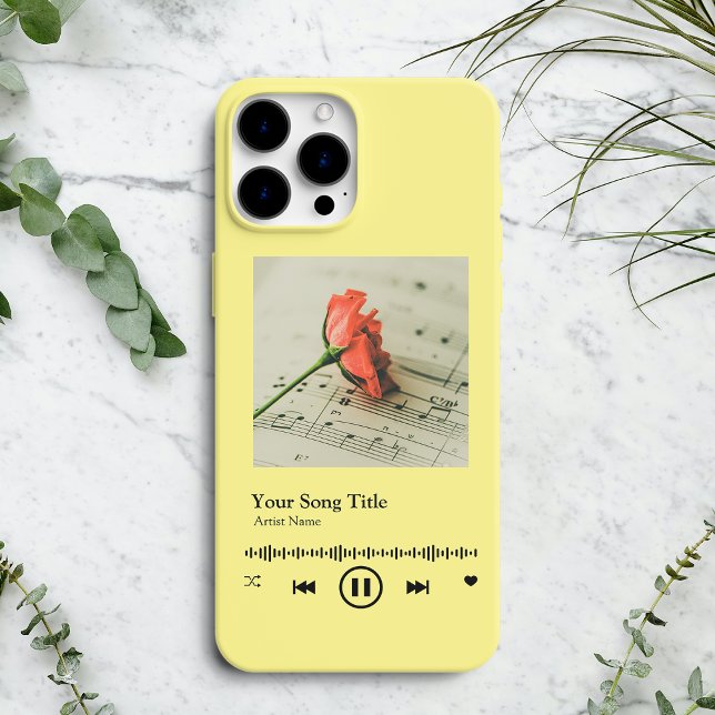 Custom Music Player Song Plaque Case-Mate iPhone Hülle (Von Creator hochgeladen)