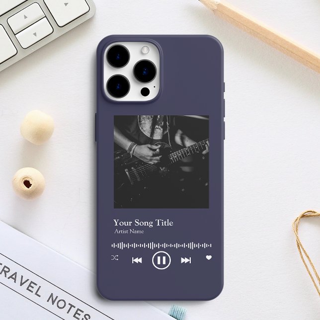 Custom Music Player Song Plaque Case-Mate iPhone Hülle (Von Creator hochgeladen)