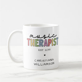 Custom Music Therapist Music Therapist Music Thera Kaffeetasse