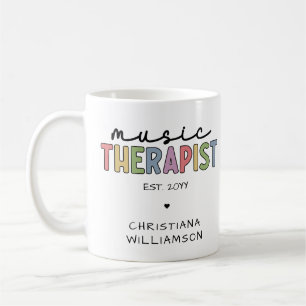Custom Music Therapist Music Therapist Music Thera Kaffeetasse