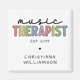 Custom Music Therapist Music Therapist Music Thera Magnet