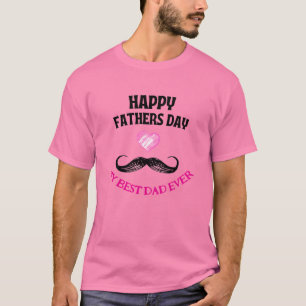 Custom MY BEST VATER JE Happy Vathers Day T-Shirt