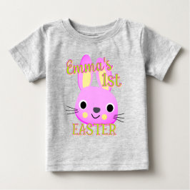 Custom my First EASTER Bunny Baby Outfit T-shirt