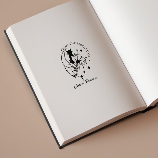 Custom Mystic Moon with Cat from the Library of Gummistempel (Von Creator hochgeladen)