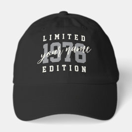 Custom Name 1976 Limited Edition, 50th Birthday Truckerkappe