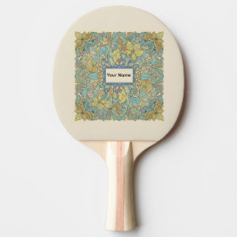 Custom Name Artistic Zentangle Ping Pong Paddle Tischtennis Schläger