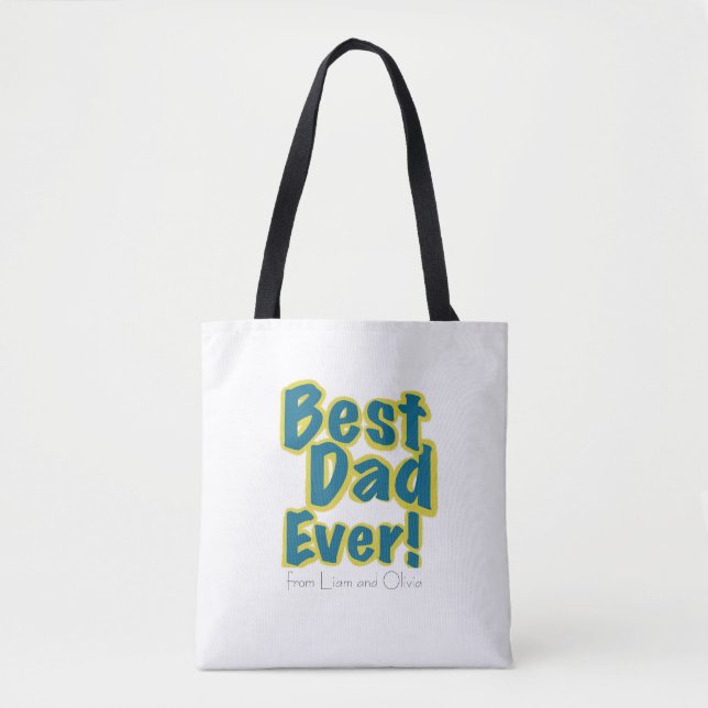 Custom Name Best Dad Ever (Vorderseite)