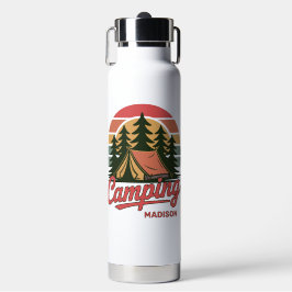 Custom Name Camping Trinkflasche