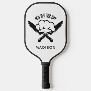 Custom name Chef Logo Pickleball Schläger