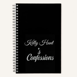Custom Name Confessions Notebook Gift Notizbuch