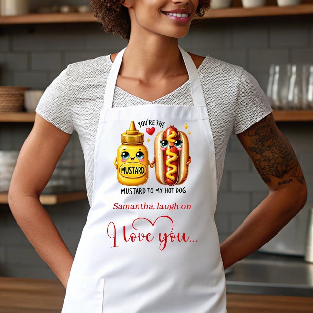 Custom Name Cute Food Best Valentine Gift Apron Schürze (Custom Name Cute Food Best Valentine Gift Apron)