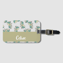 Custom name cute horses pattern