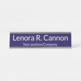 Custom Name Desk Name Plate for Office Decor Schreibtischnamensplakette