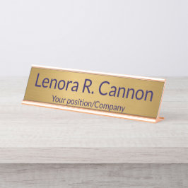 Custom Name Desk Name Plate for Office Decor Schreibtischnamensplakette
