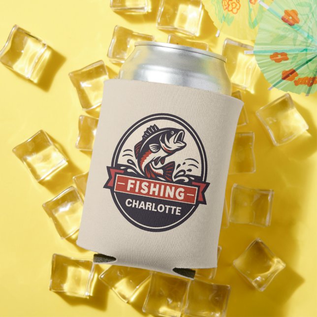 Custom Name Fishing Dosenkühler (In Situ Sommer)