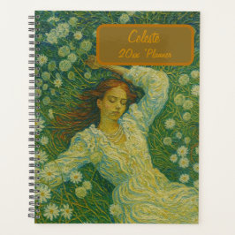 Custom Name  Floral Planner Planer