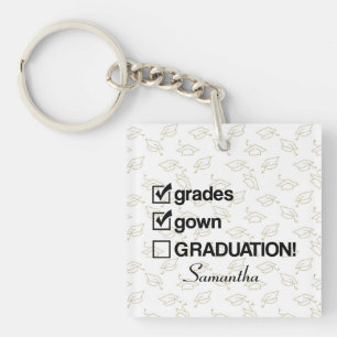 Custom Name Graduation Gift Funny Graduation Key Schlüsselanhänger