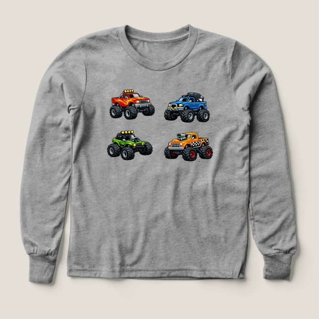 Custom Name Kids Monster Truck (Design Vorderseite)