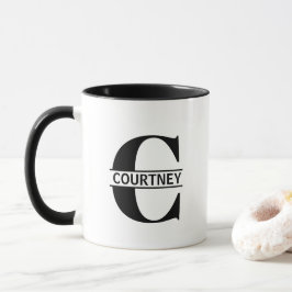 Custom Name Letter 'C' Mug Tasse