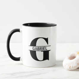 Custom Name Letter 'G' Mug Tasse