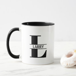 Custom Name Letter 'L' Mug Tasse