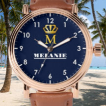 Custom Name Luxury Royal Elegant Monogran 