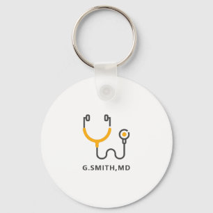 Custom Name   Medical Stethoscope   Doctor Nurse Schlüsselanhänger