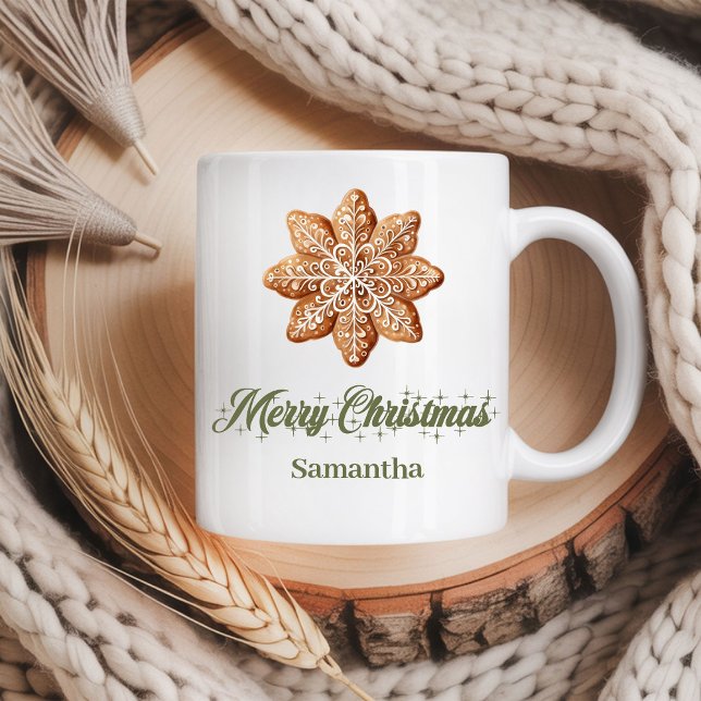 Custom Name Minimalist Christmas Mug Gift Kaffeetasse (Custom Name Minimalist Christmas Mug Gift)