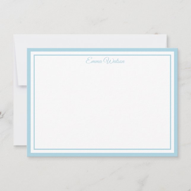 Custom Name Note Card Mitteilungskarte (Vorderseite)