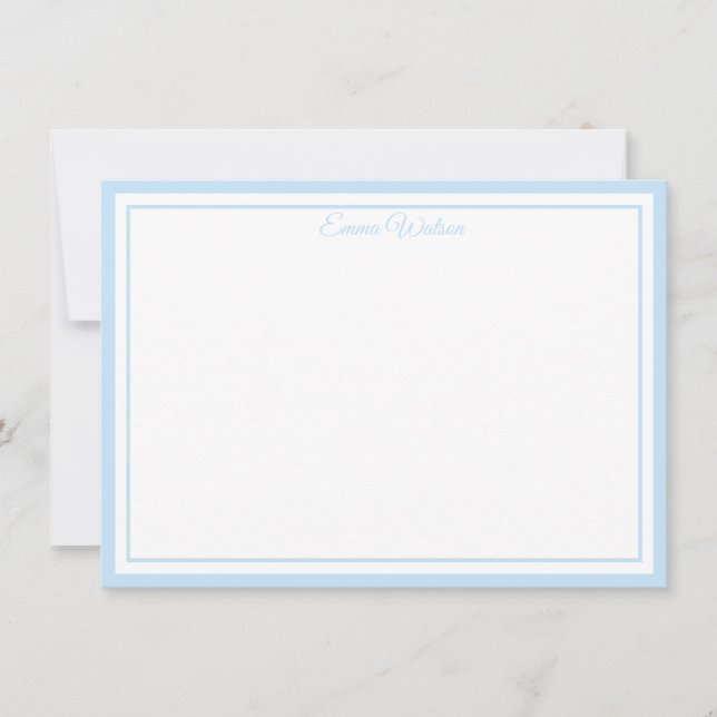 Custom Name Note Card Mitteilungskarte (Vorderseite)