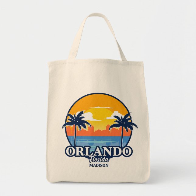 Custom Name Orlando Florida Tragetasche (Vorne)