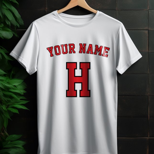 Custom Name Personalized vintage Letter T-Shirt  (Von Creator hochgeladen)