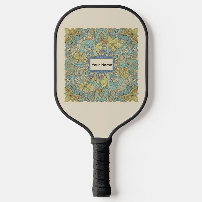 Custom Name Pro Carbon Fiber Pickleball Paddle (Vorderseite)