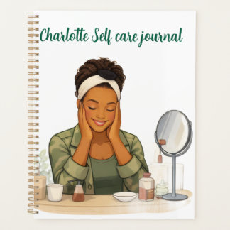 Custom name Self care journal  Planer