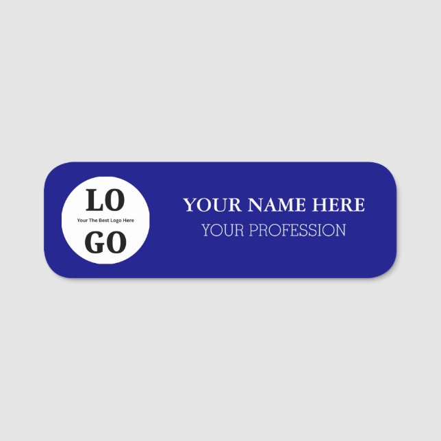 Custom Name Tag For Employee Namensschild (Vorderseite)